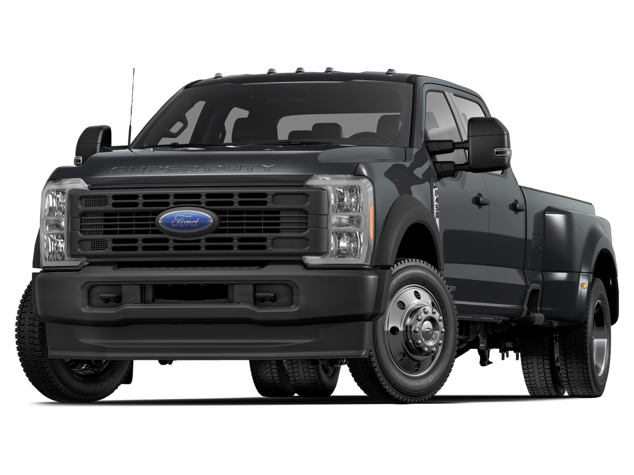 2026 Ford F-450SD DRW in Black — front three-quarter view