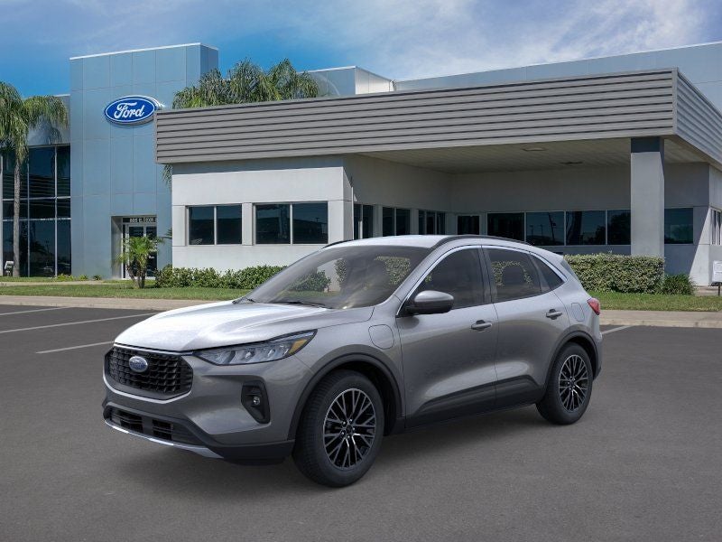 2024 Ford Escape Plug-In Hybrid Base in Gray Metallic — front three-quarter view