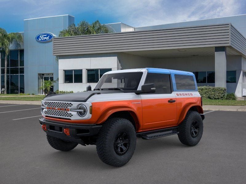 2025 Ford Bronco Stroppe Edition in Oxford White — front three-quarter view