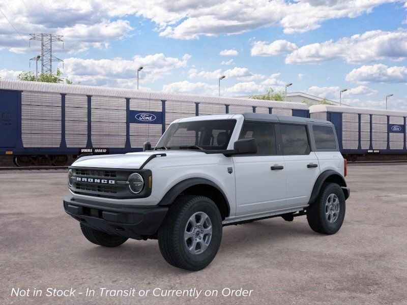 2026 Ford Bronco Big Bend in Oxford White — front three-quarter view