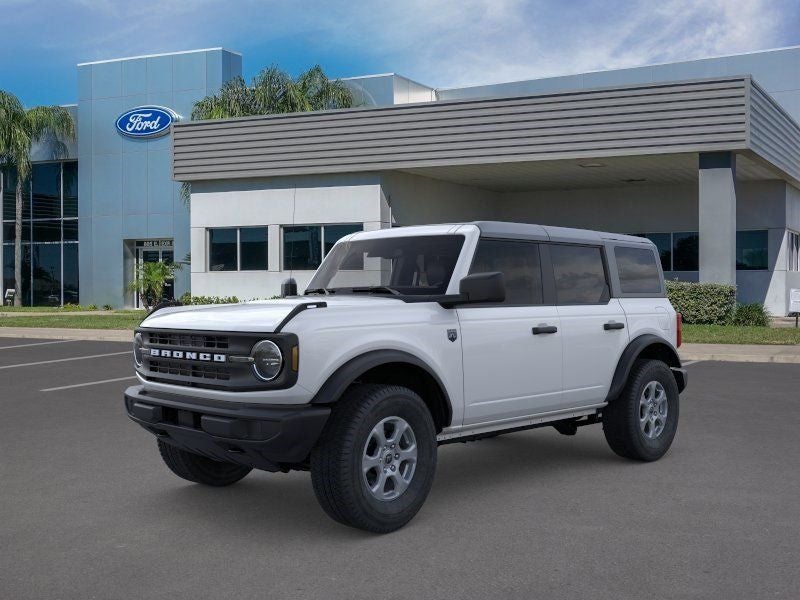 2026 Ford Bronco Big Bend in Oxford White — front three-quarter view