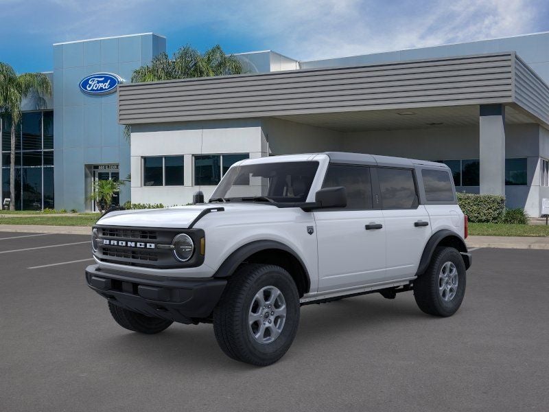 2026 Ford Bronco Big Bend in White — front three-quarter view