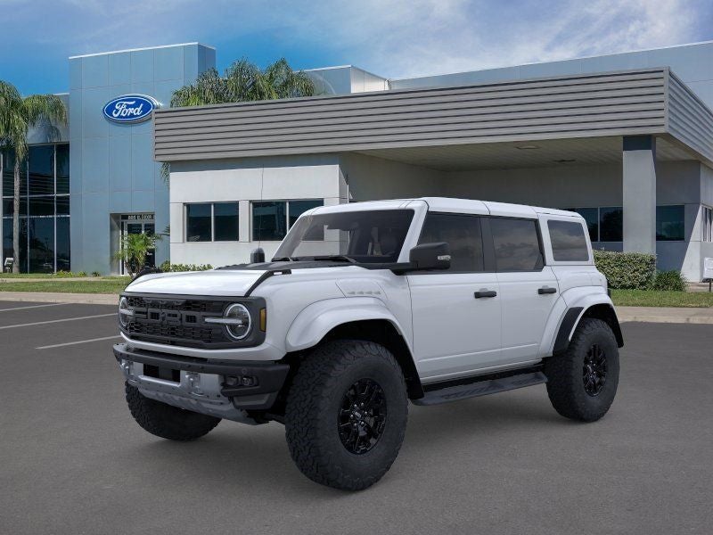 2026 Ford Bronco Raptor in Oxford White — front three-quarter view