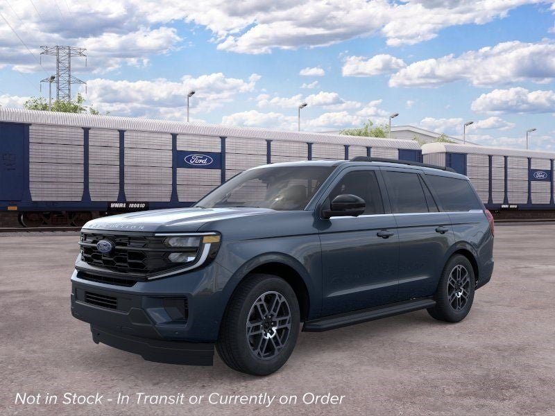 2026 Ford Expedition Active in Stone — front three-quarter view
