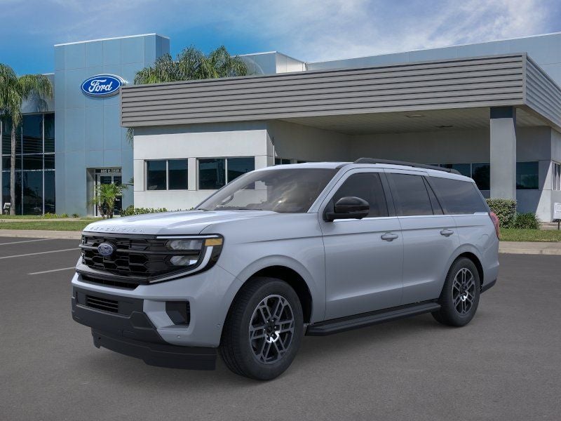 2026 Ford Expedition Active in Gray Metallic — front three-quarter view