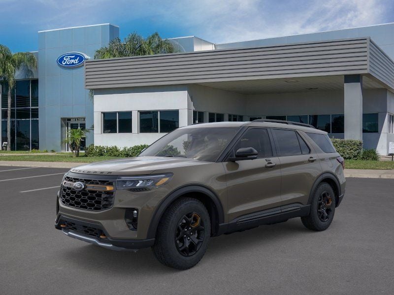 2026 Ford Explorer Tremor in Gray — front three-quarter view