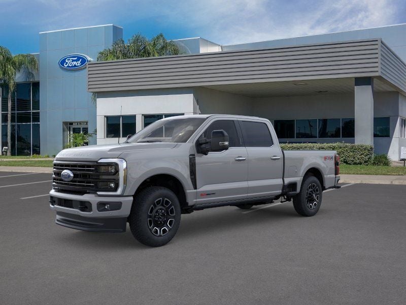 2026 Ford F-250SD Platinum in Avalanche — front three-quarter view