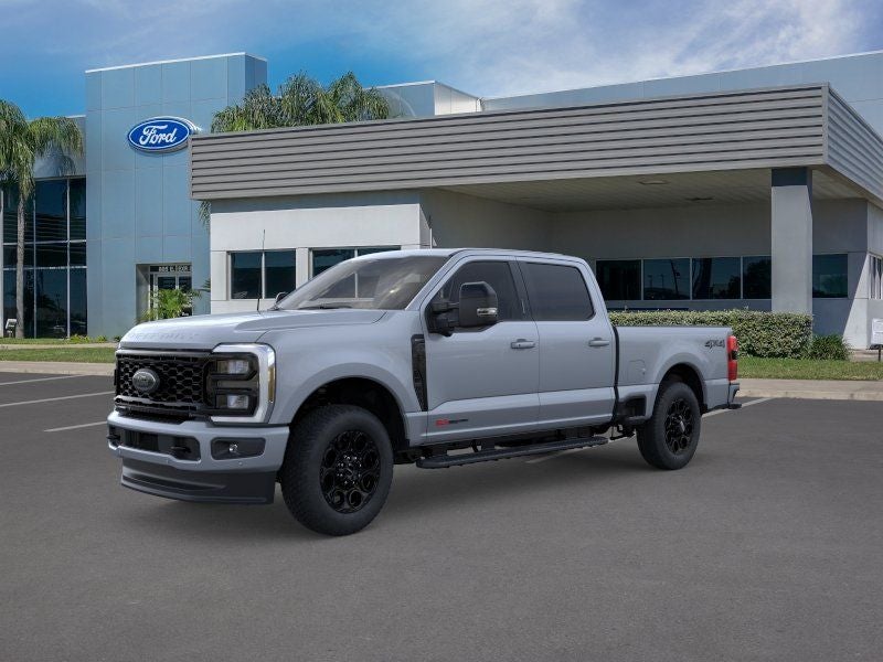 2026 Ford F-250SD Lariat in Gray Metallic — front three-quarter view