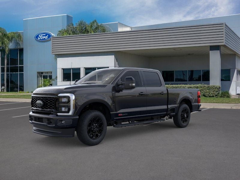 2026 Ford F-250SD Lariat in Black Metallic — front three-quarter view