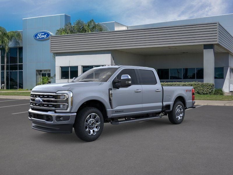 2026 Ford F-250SD Lariat in Gray Metallic — front three-quarter view