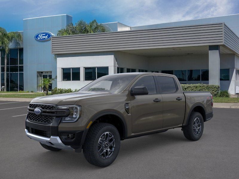 2026 Ford Ranger XLT in Gray — front three-quarter view