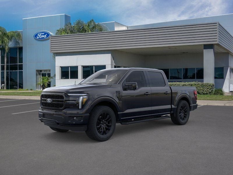 2026 Ford F-150 Lariat in Black Metallic — front three-quarter view