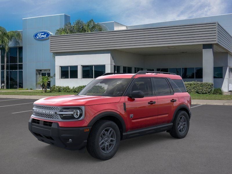 2026 Ford Bronco Sport Big Bend in Ruby Red Metallic — front three-quarter view