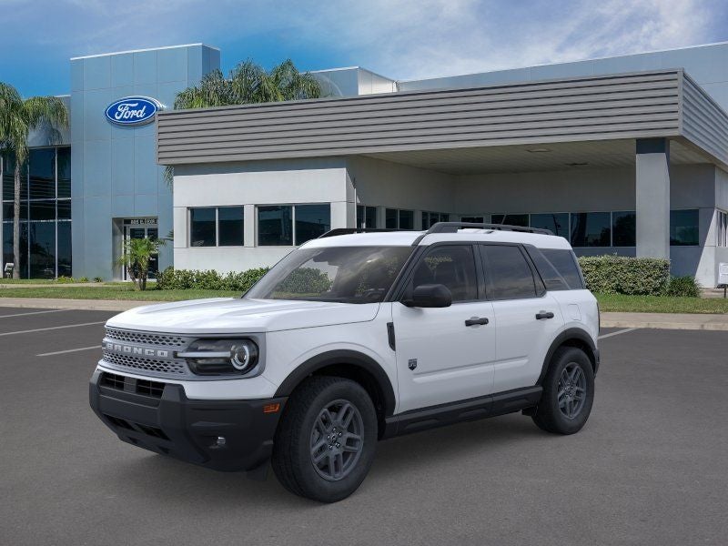 2025 Ford Bronco Sport Big Bend in Oxford White — front three-quarter view