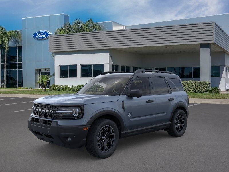 2026 Ford Bronco Sport Outer Banks in Azure Gray Metallic — front three-quarter view