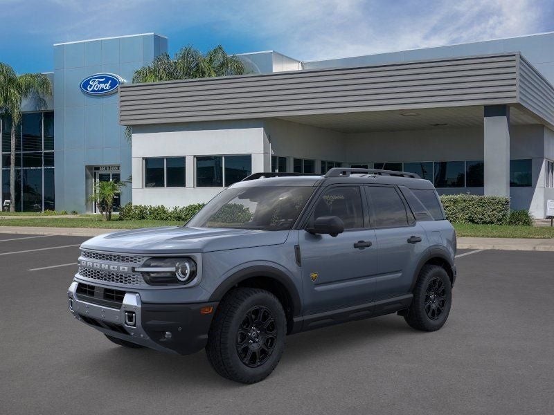 2025 Ford Bronco Sport Badlands in Azure Gray Metallic — front three-quarter view