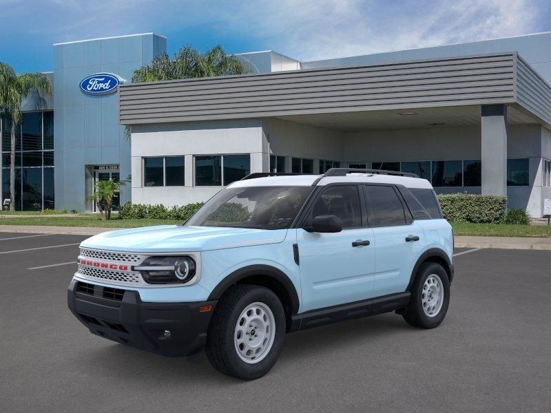 2025 Ford Bronco Sport Heritage in Blue — front three-quarter view