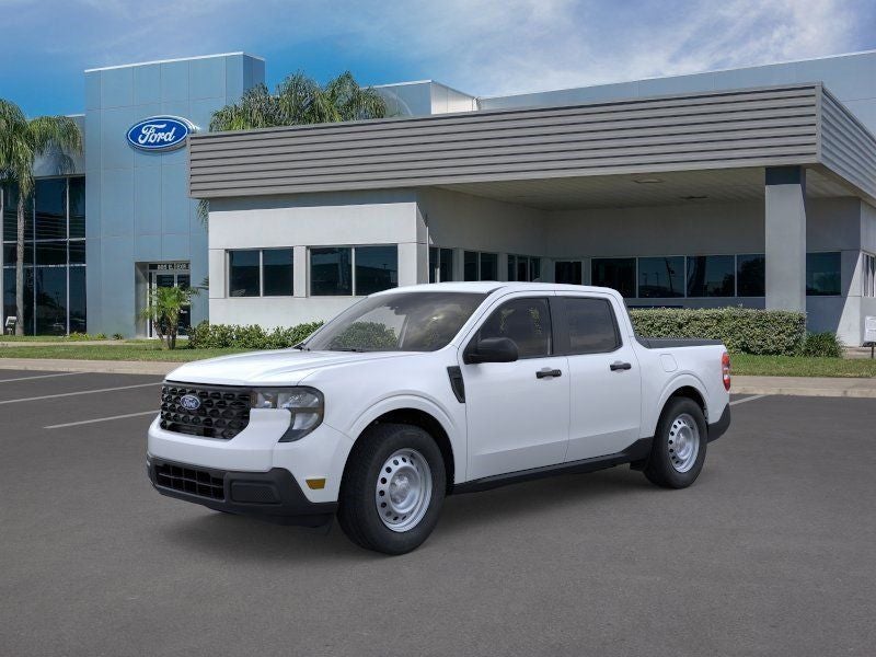 2025 Ford Maverick XL in White Metallic — front three-quarter view