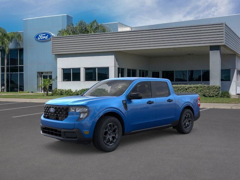 2026 Ford Maverick XLT in Blue — front three-quarter view