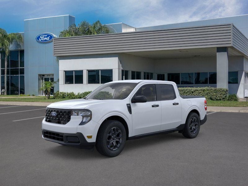 2026 Ford Maverick XLT in Oxford White — front three-quarter view