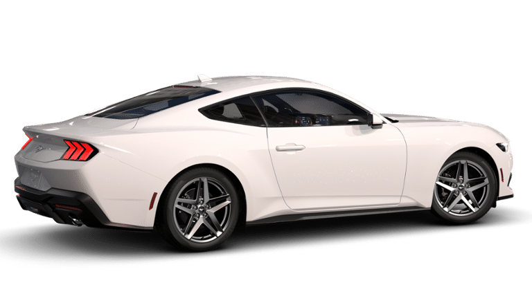 2026 Ford Mustang — rear three-quarter view