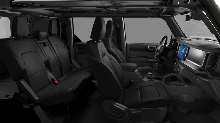 2026 Ford Bronco Outer Banks in Marsh Gray — front three-quarter view
