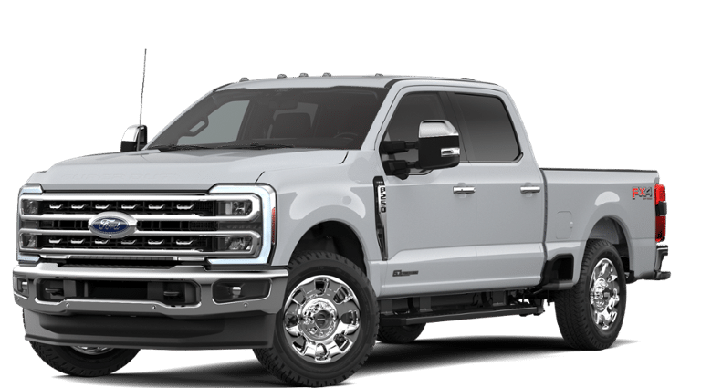 2026 Ford Super Duty F-250 Lariat in Avalanche — front three-quarter view