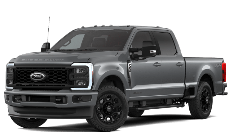 2026 Ford Super Duty F-250 XLT in Carbonized Gray Metallic — front three-quarter view