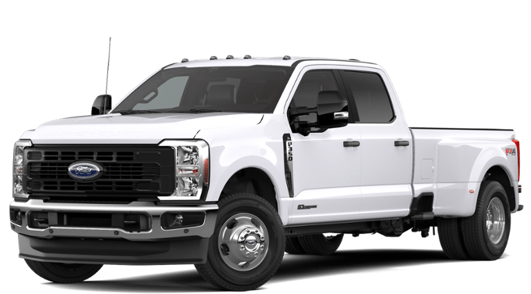 2026 Ford Super Duty F-350 XL in Oxford White — front three-quarter view