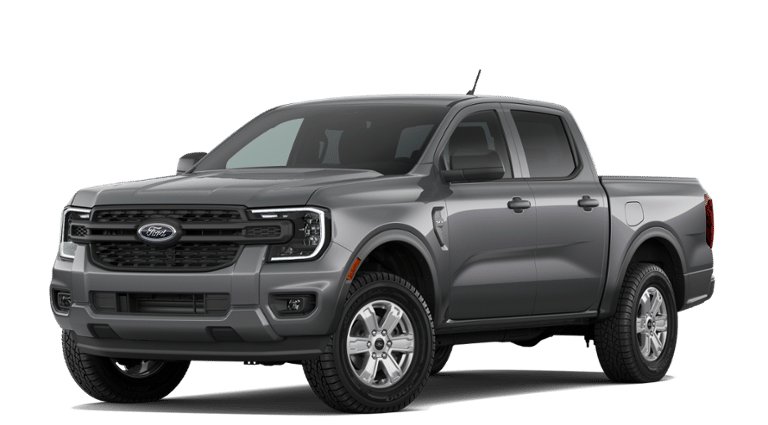 2026 Ford Ranger XL in Carbonized Gray Metallic — front three-quarter view