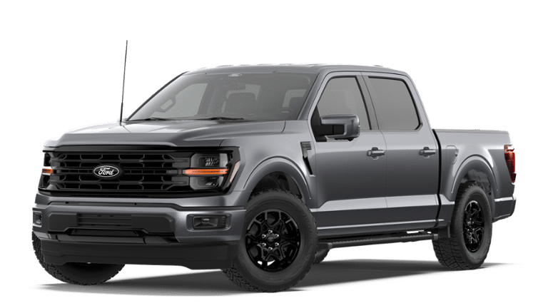 2026 Ford F-150 XLT in Carbonized Gray Metallic — front three-quarter view