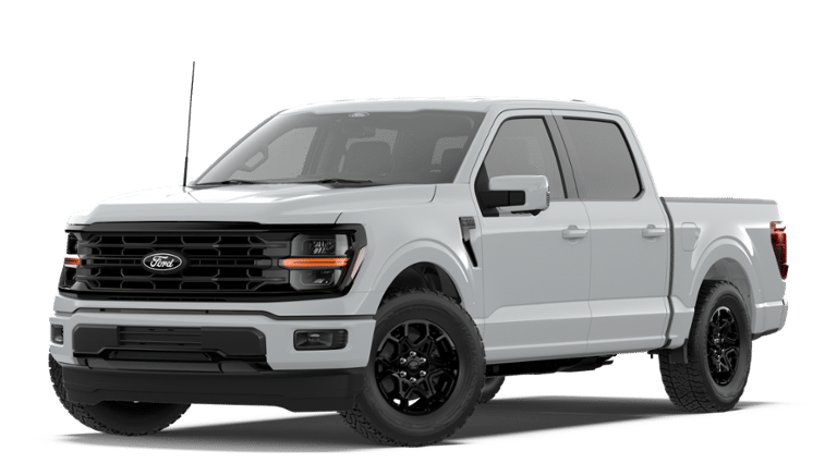2026 Ford F-150 XLT in Avalanche — front three-quarter view