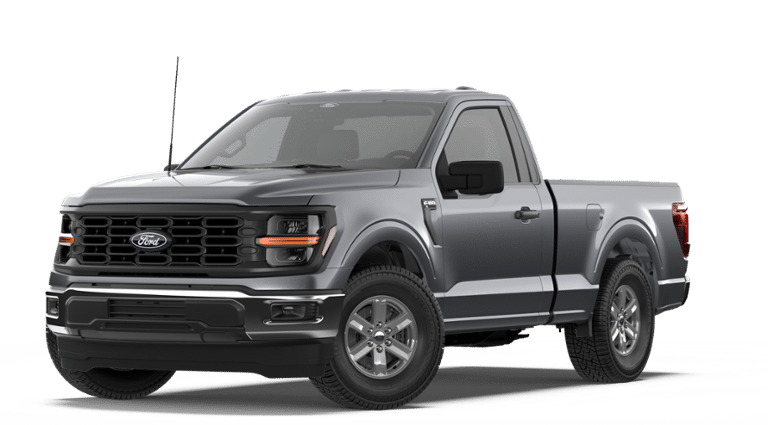 2026 Ford F-150 XL in Carbonized Gray Metallic — front three-quarter view