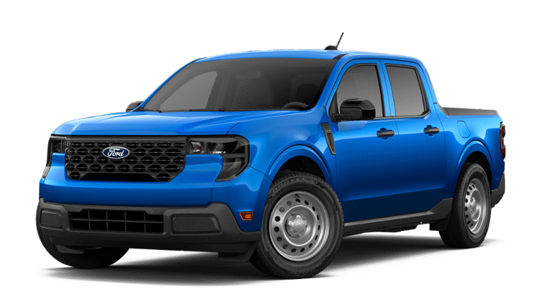 2026 Ford Maverick XL in Velocity Blue — front three-quarter view